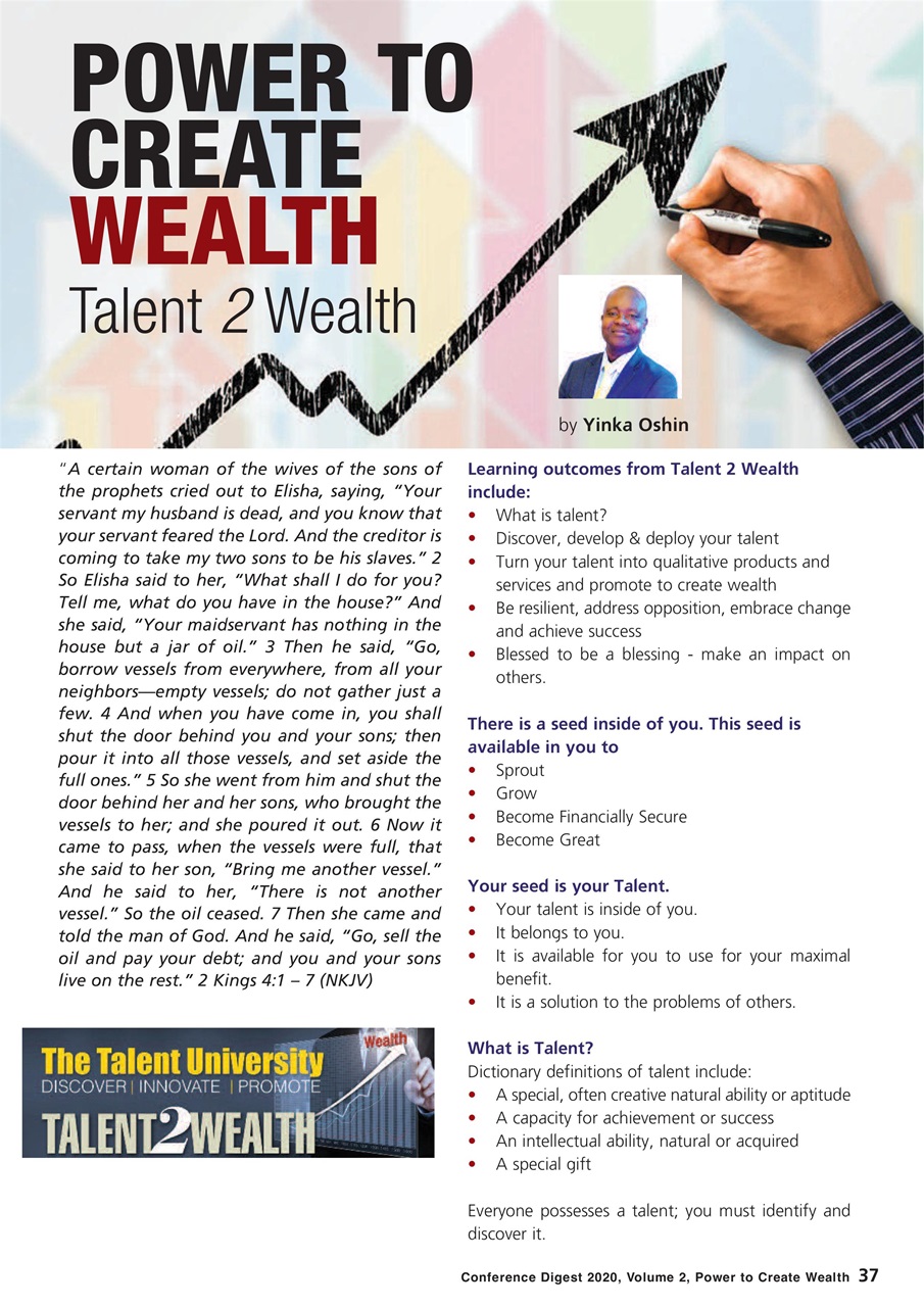 The Talent Publishing Preview Pages