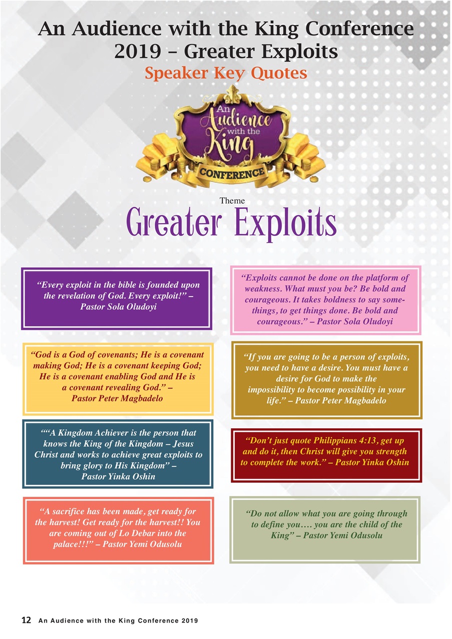 The Talent Publishing Preview Pages