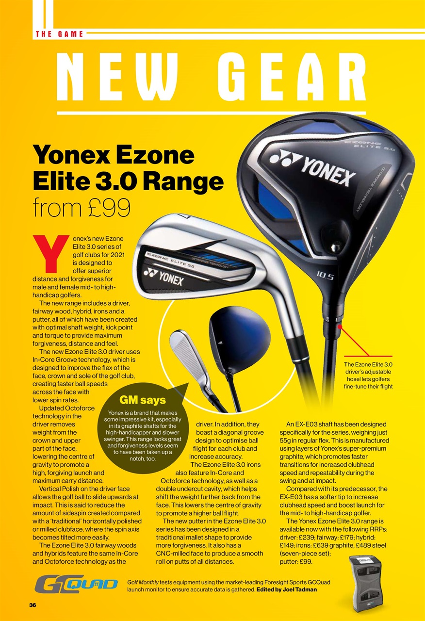 Golf Monthly Preview Pages