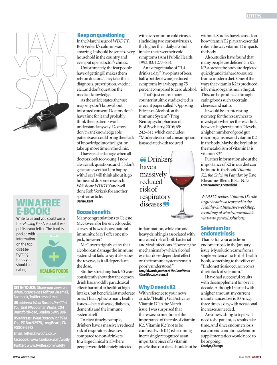 What Doctors Don't Tell You Preview Pages