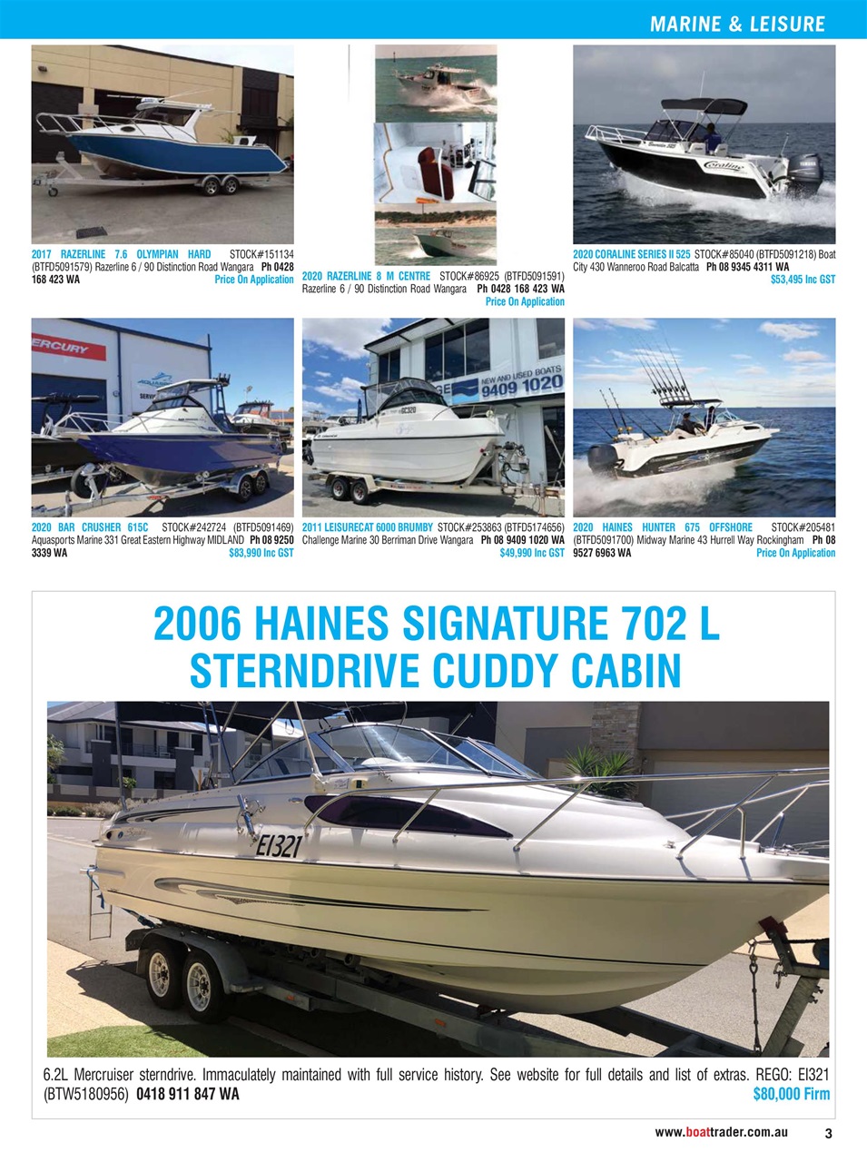 Boat Trader Australia Preview Pages