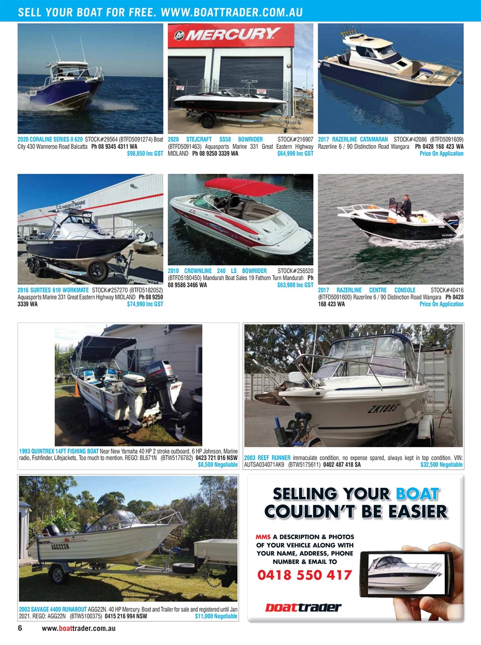 Boat Trader Australia Preview Pages