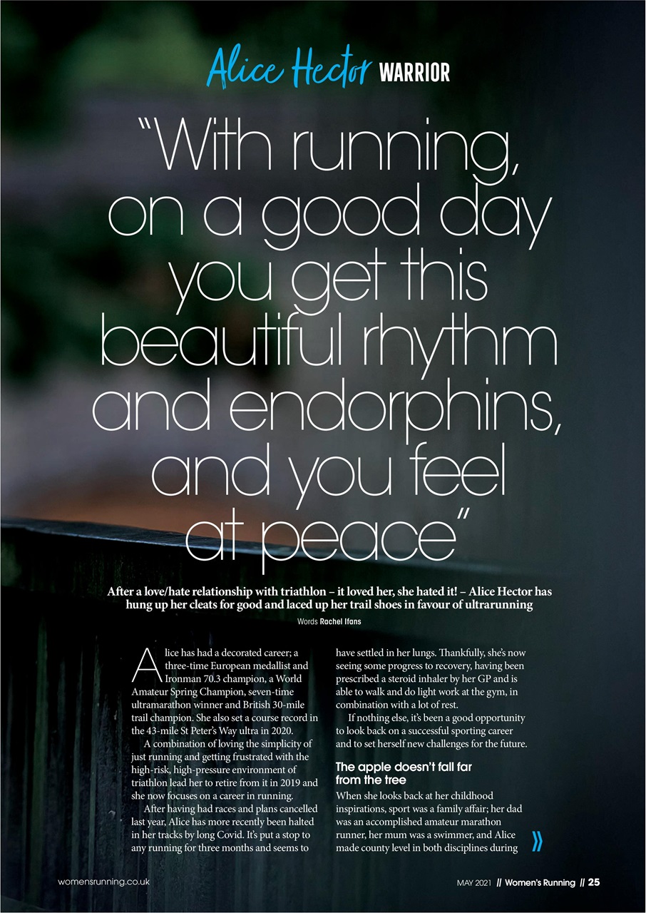 Women’s Running Preview Pages