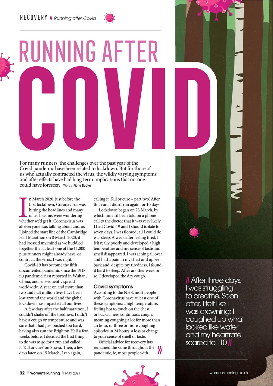 Women’s Running Preview Pages