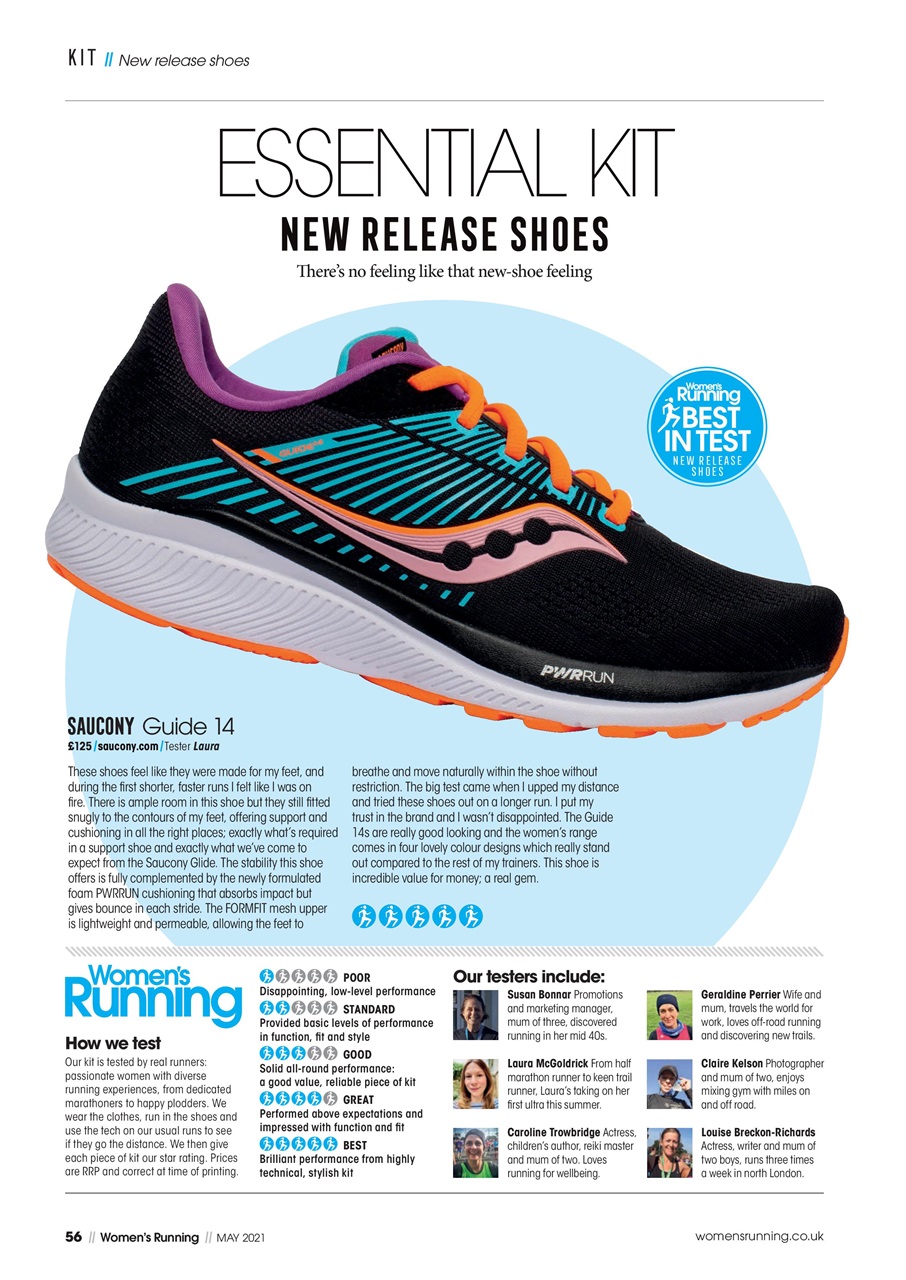 Women’s Running Preview Pages