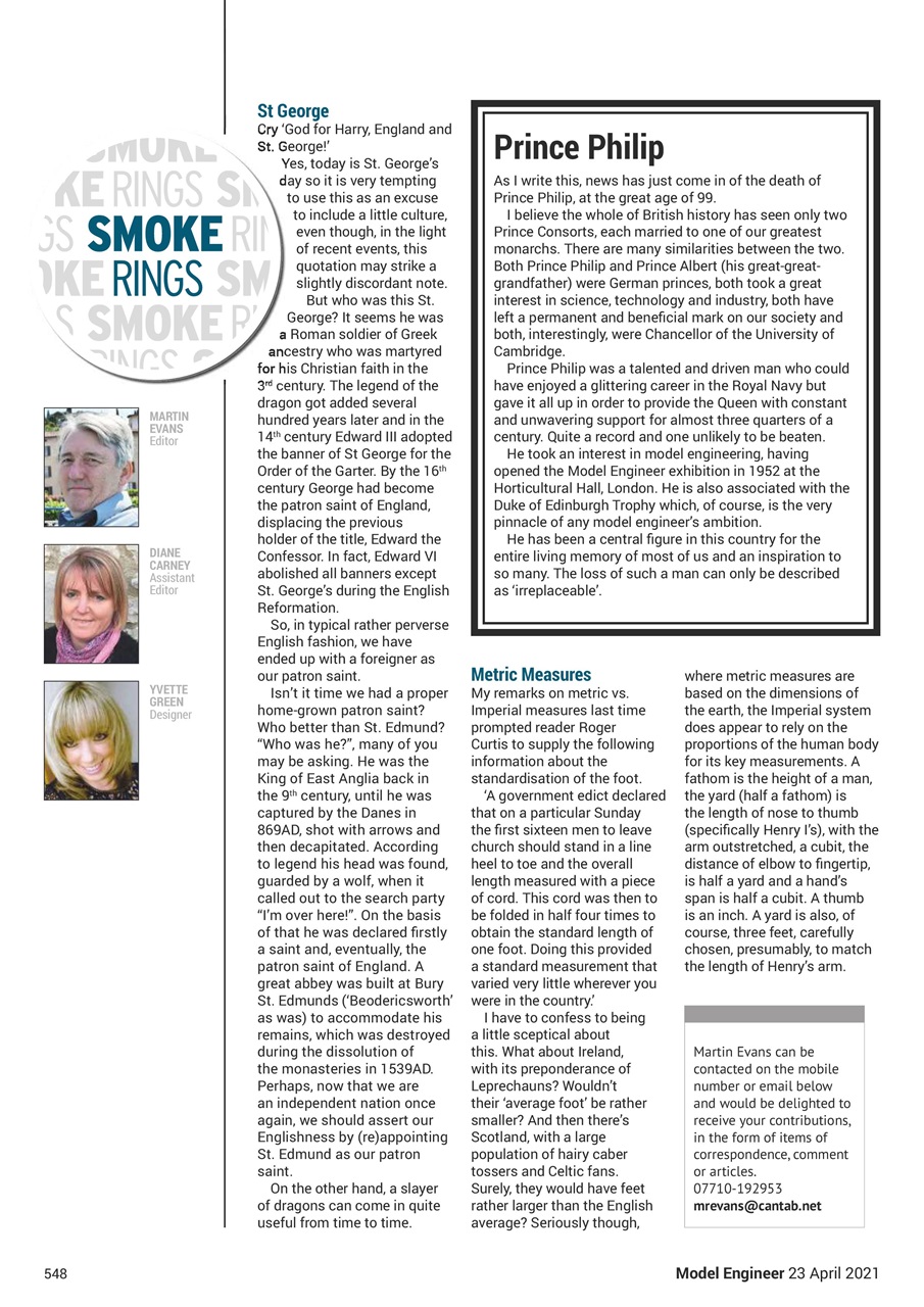 Model Engineer Preview Pages