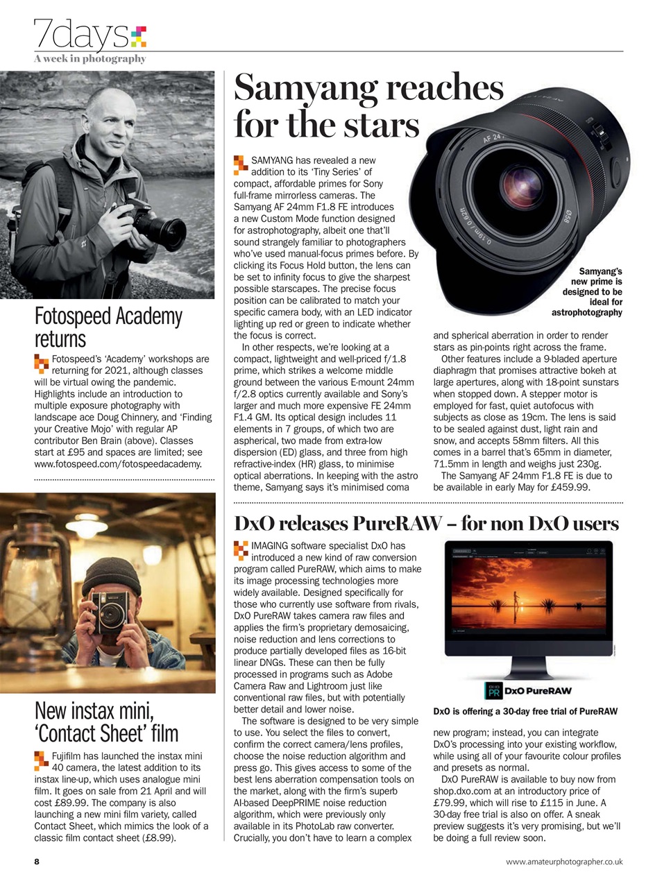 Amateur Photographer Preview Pages