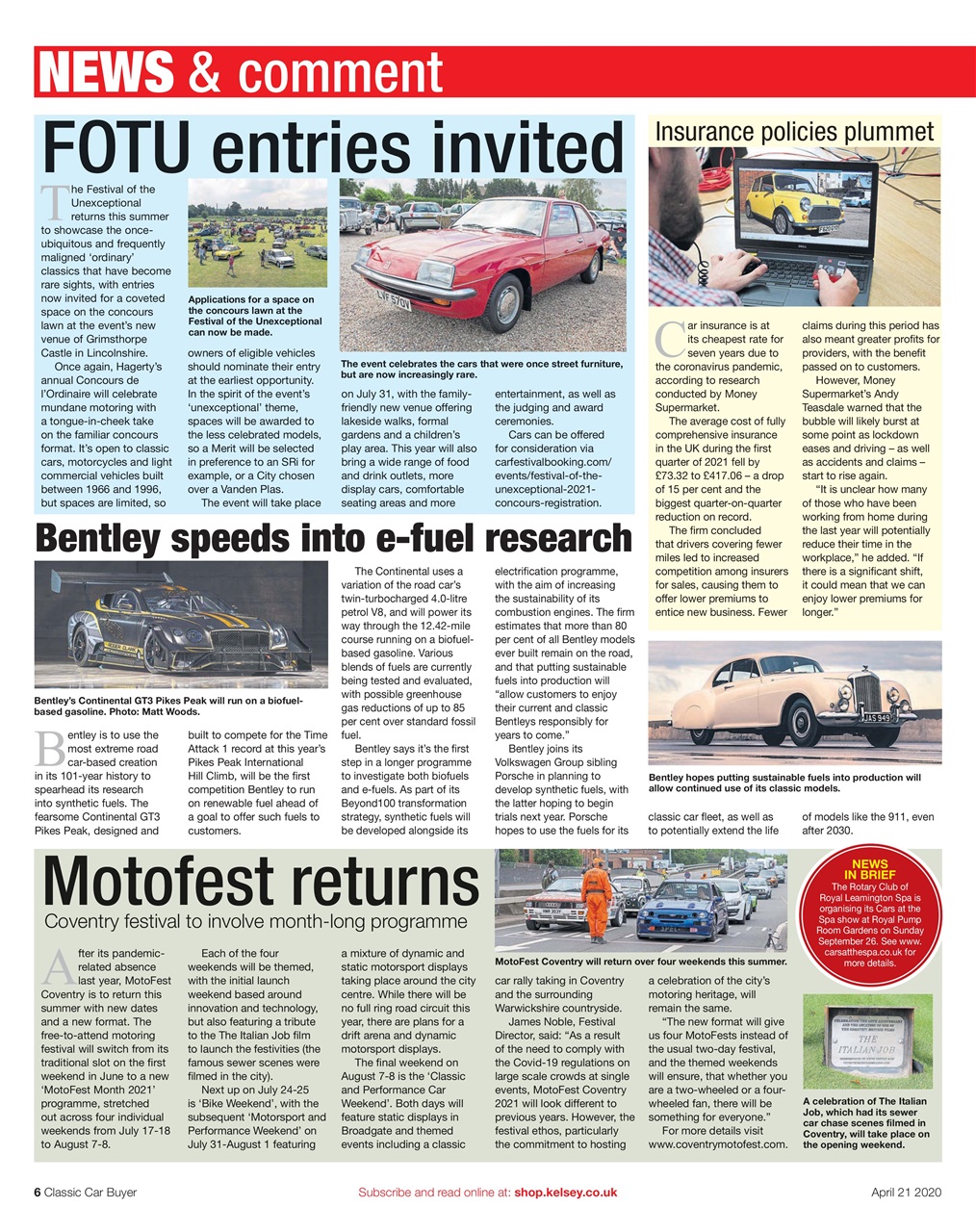 Classic Car Buyer Preview Pages