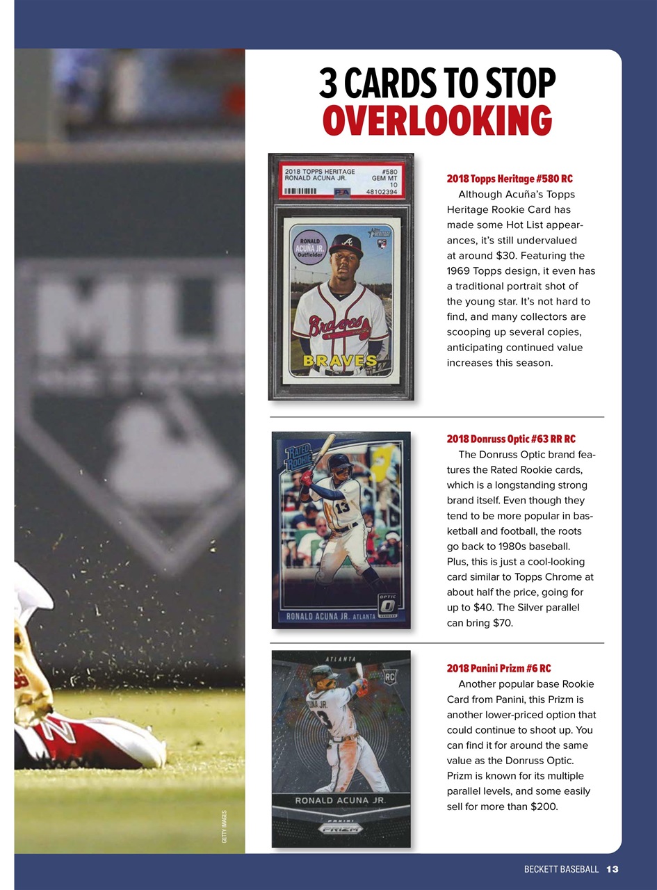 Beckett Baseball Magazine Preview Pages