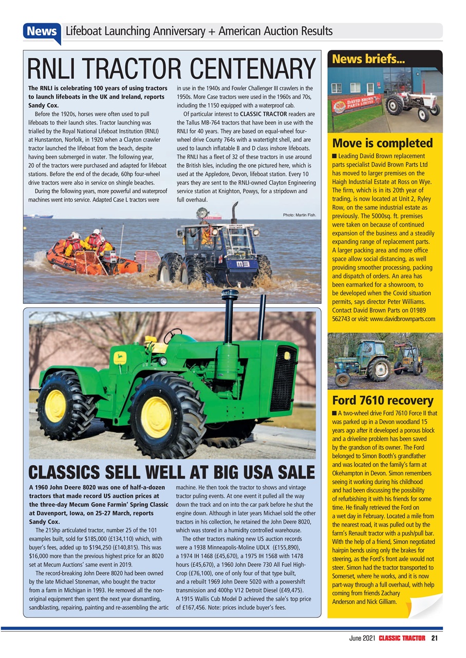 Classic Tractor Preview Pages