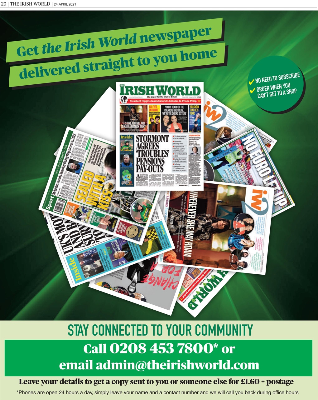 Irish World Preview Pages