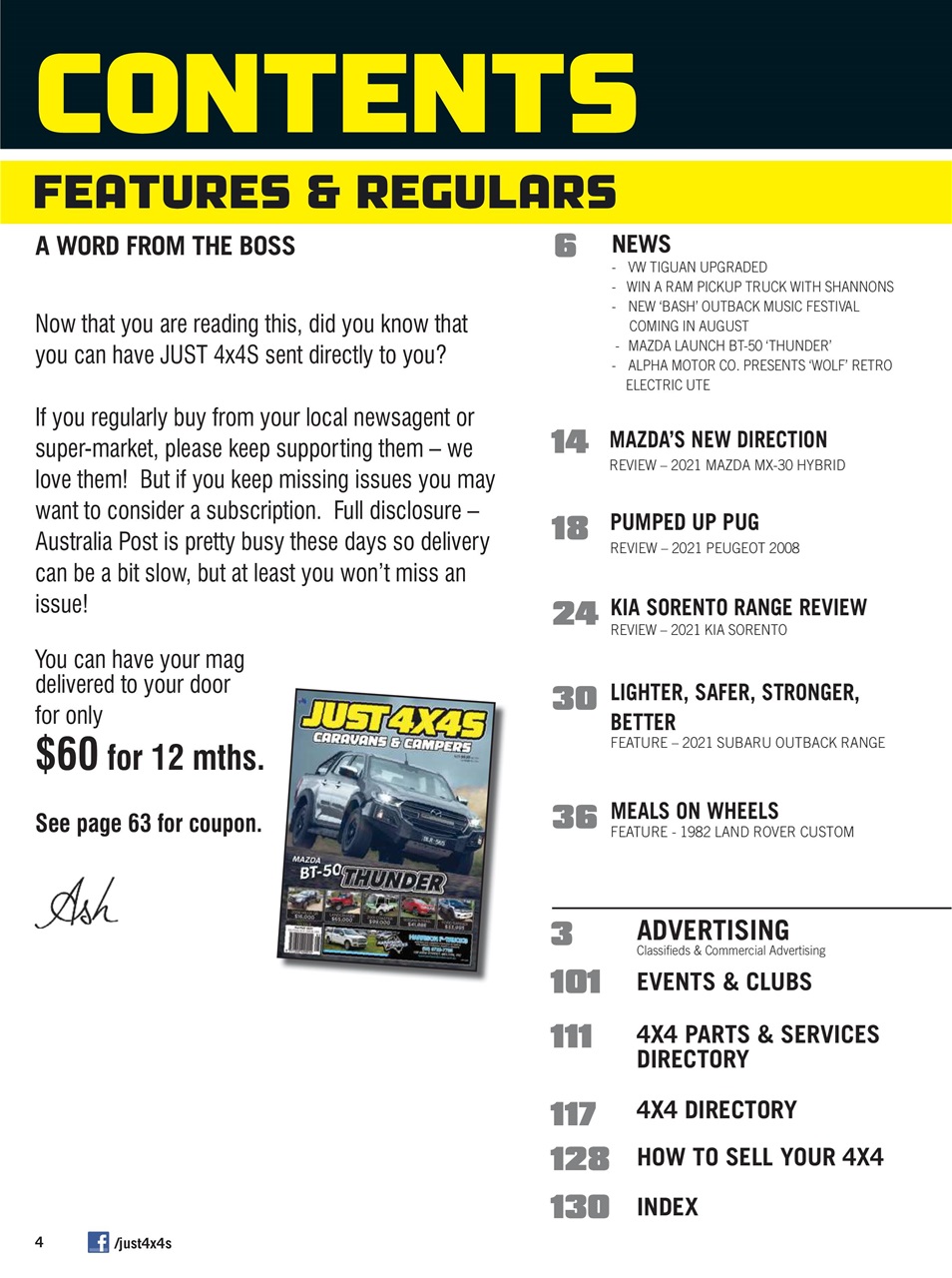 JUST 4X4S Preview Pages