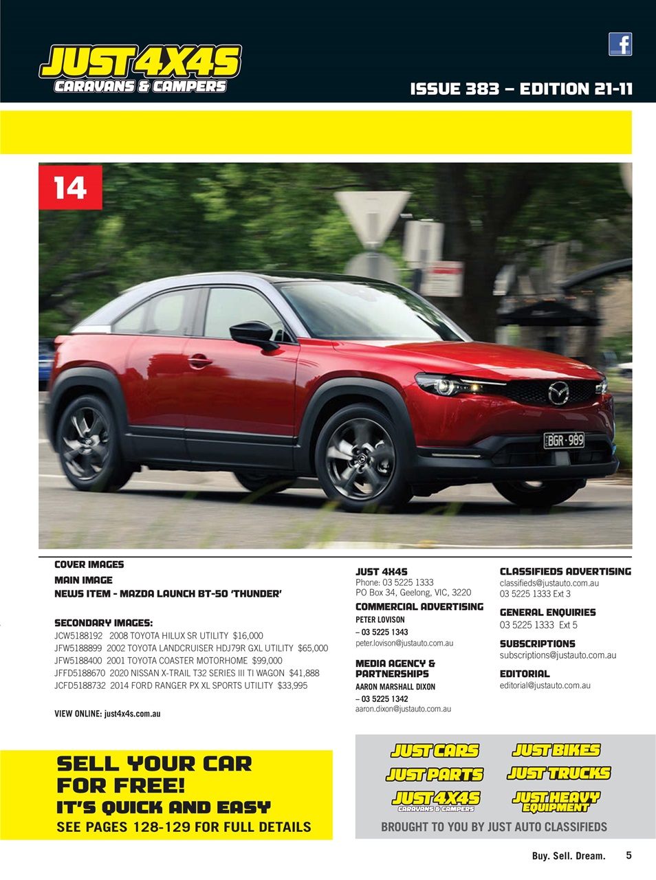 JUST 4X4S Preview Pages