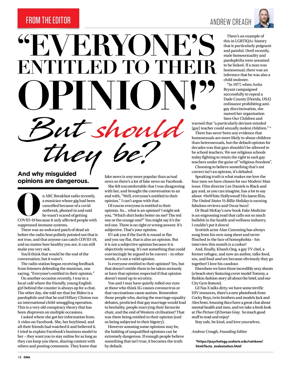 DNA Magazine Preview Pages