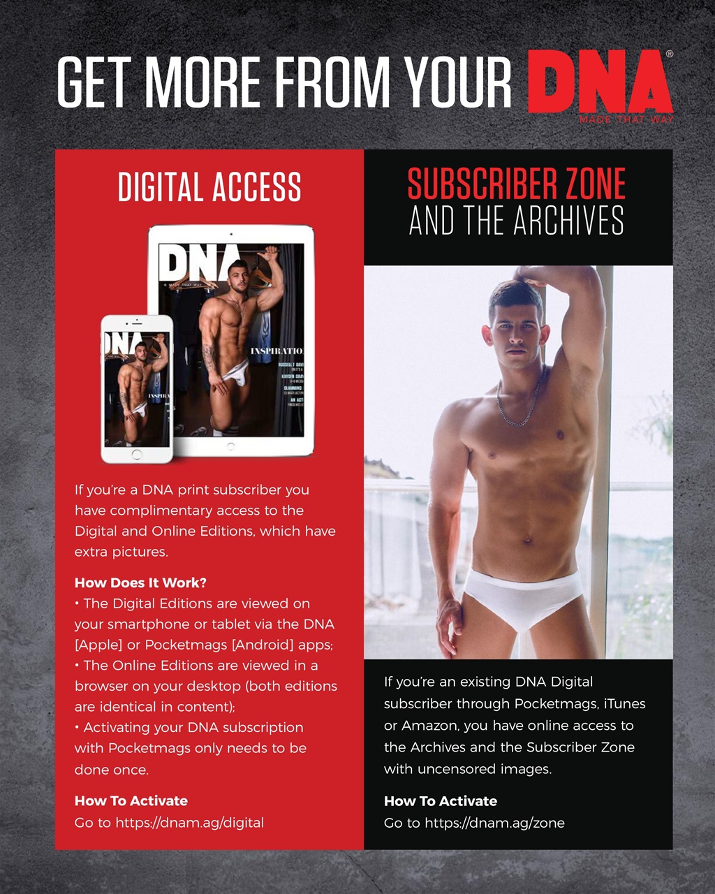 DNA Magazine Preview Pages