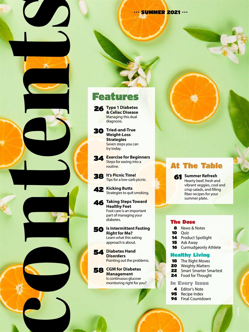 Diabetes Self-Management Preview Pages