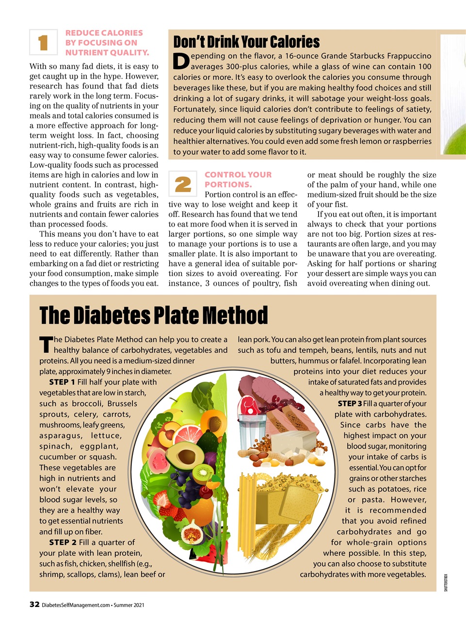 Diabetes Self-Management Preview Pages