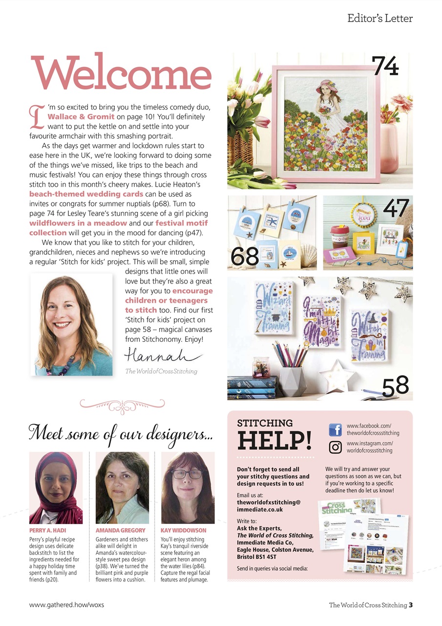 The World of Cross Stitching Preview Pages