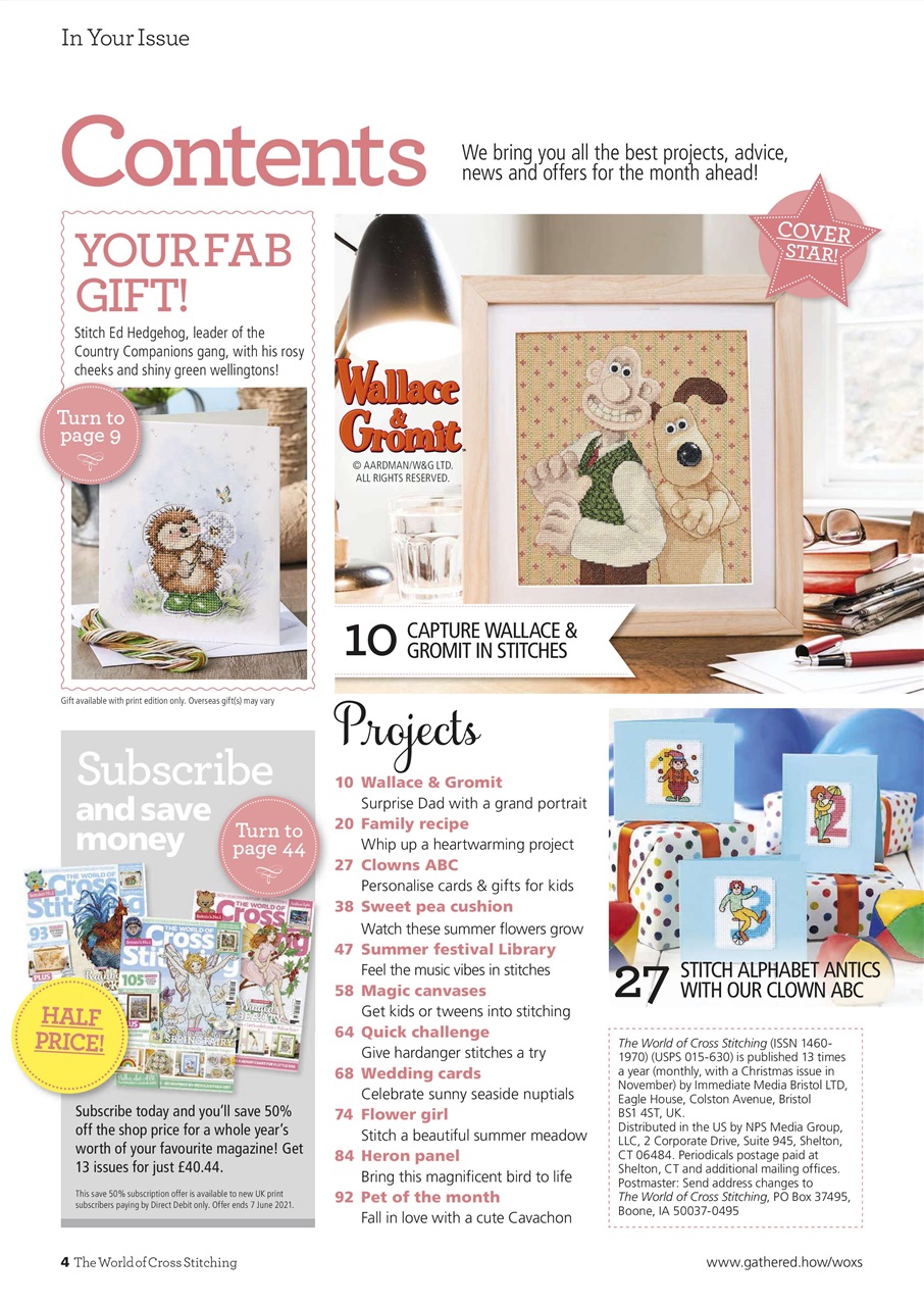 The World of Cross Stitching Preview Pages