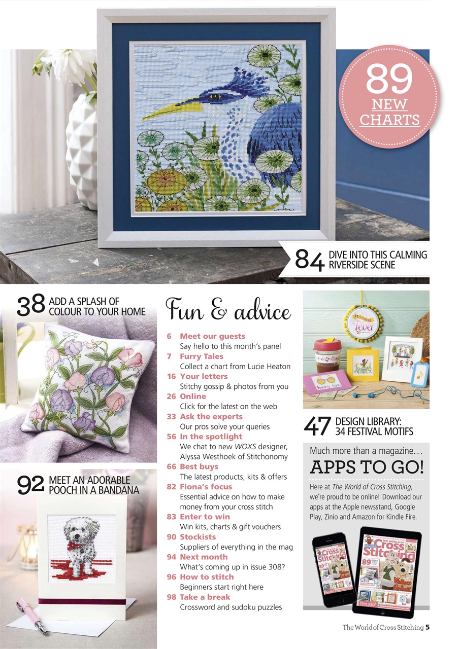 The World of Cross Stitching Preview Pages
