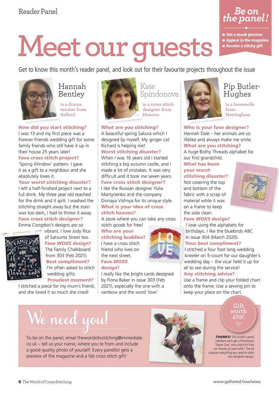 The World of Cross Stitching Preview Pages