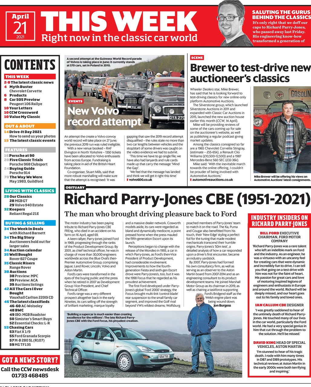 Classic Car Weekly Preview Pages