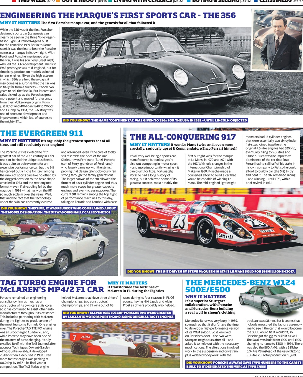 Classic Car Weekly Preview Pages