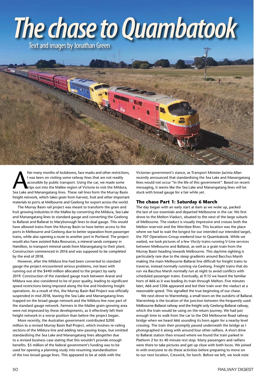 Railway Digest Preview Pages