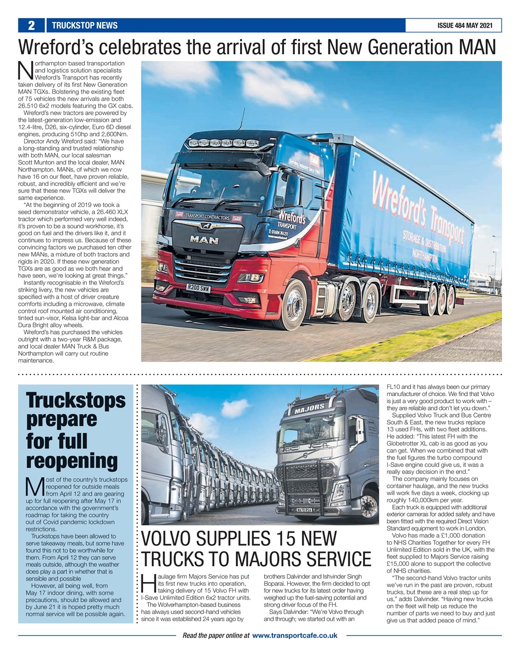 Truckstop News Preview Pages