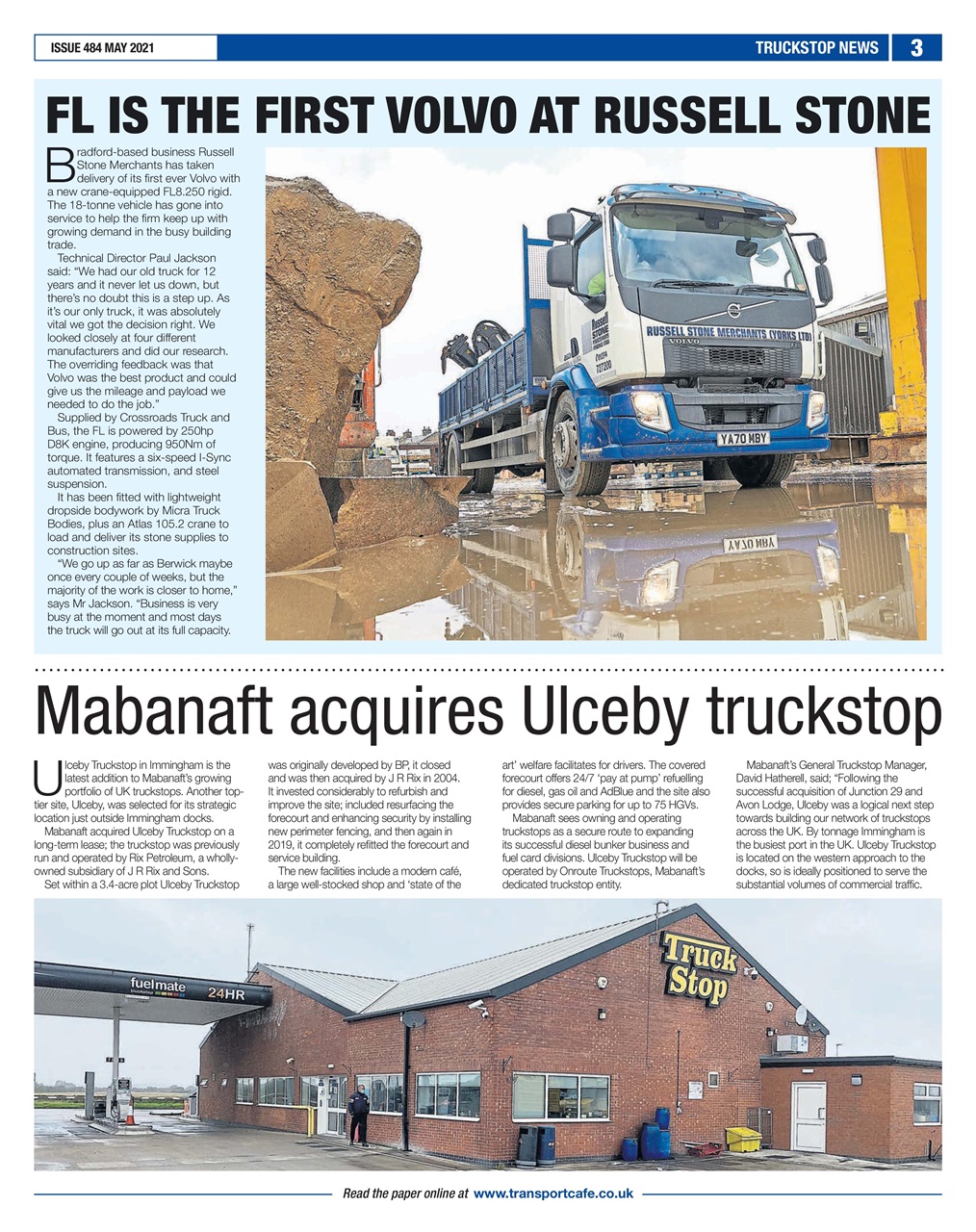 Truckstop News Preview Pages