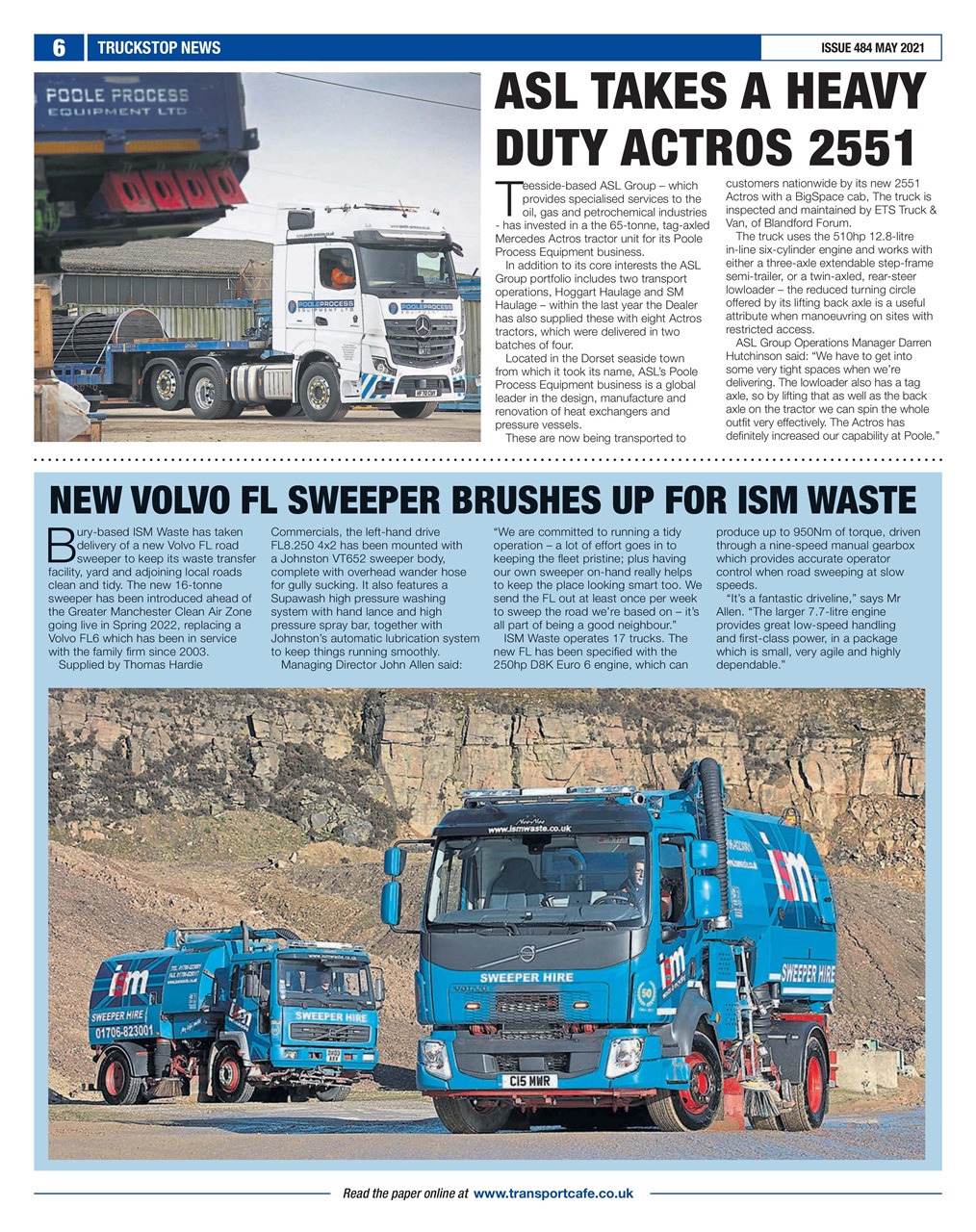 Truckstop News Preview Pages