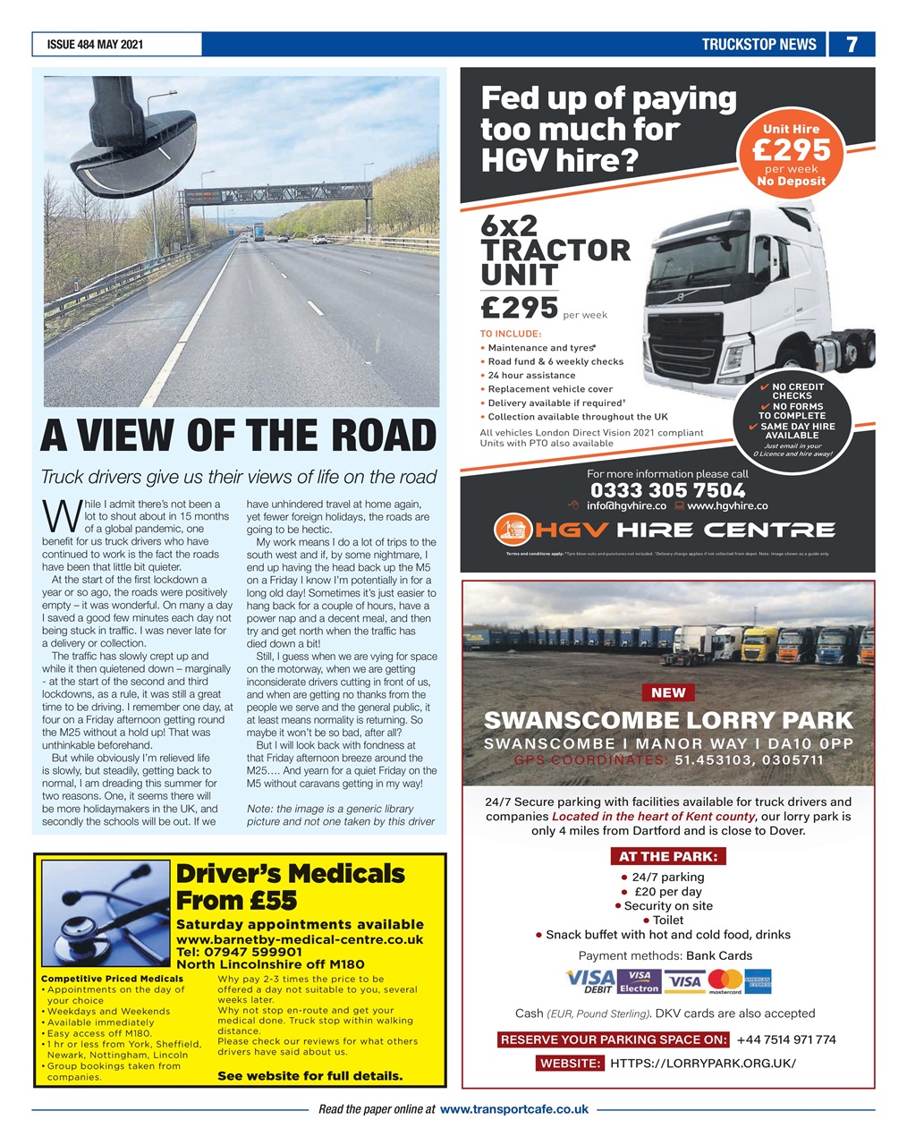 Truckstop News Preview Pages