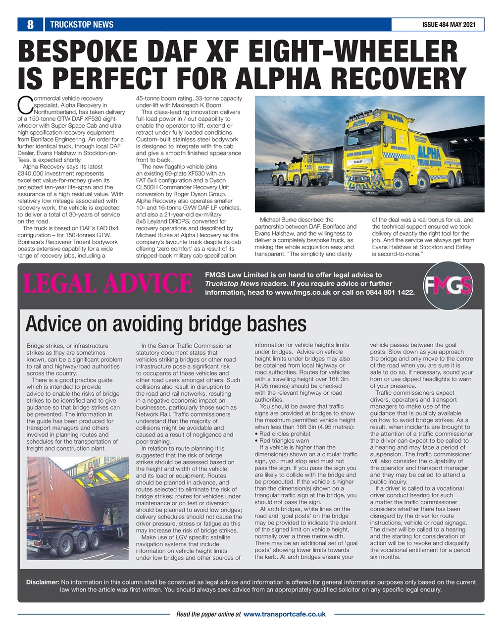 Truckstop News Preview Pages