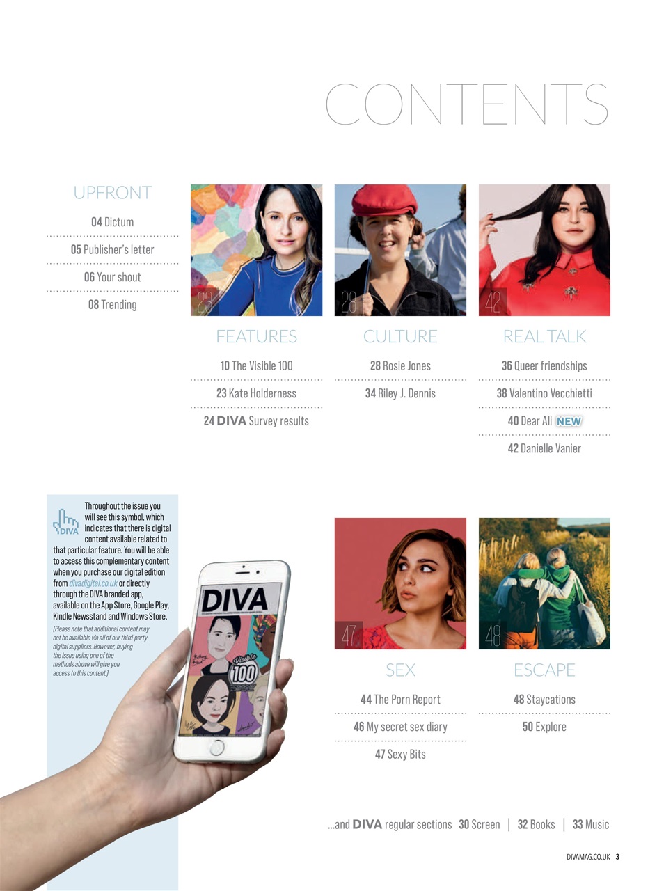 DIVA Magazine Preview Pages