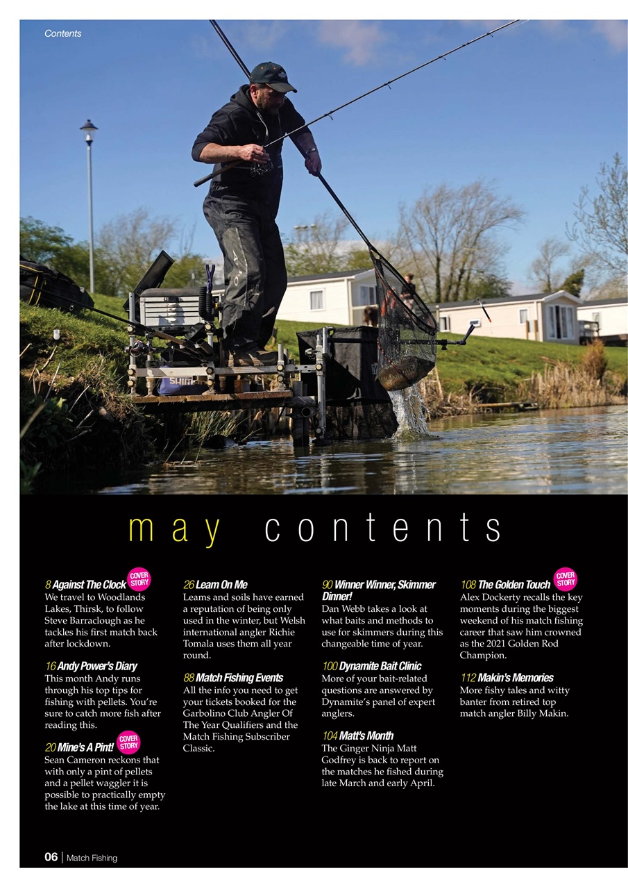 Match Fishing Preview Pages