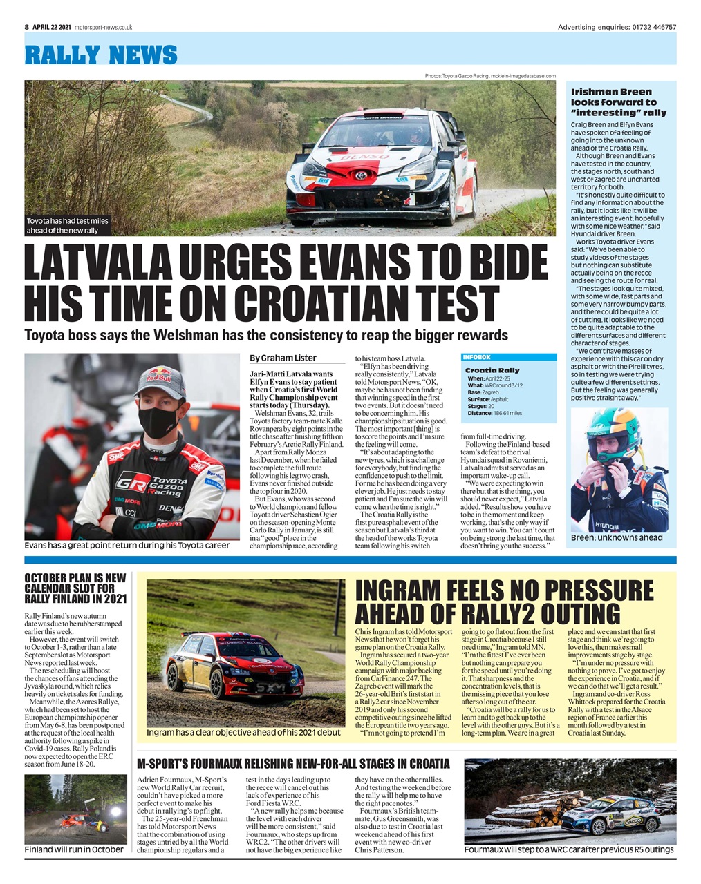 Motorsport News Preview Pages