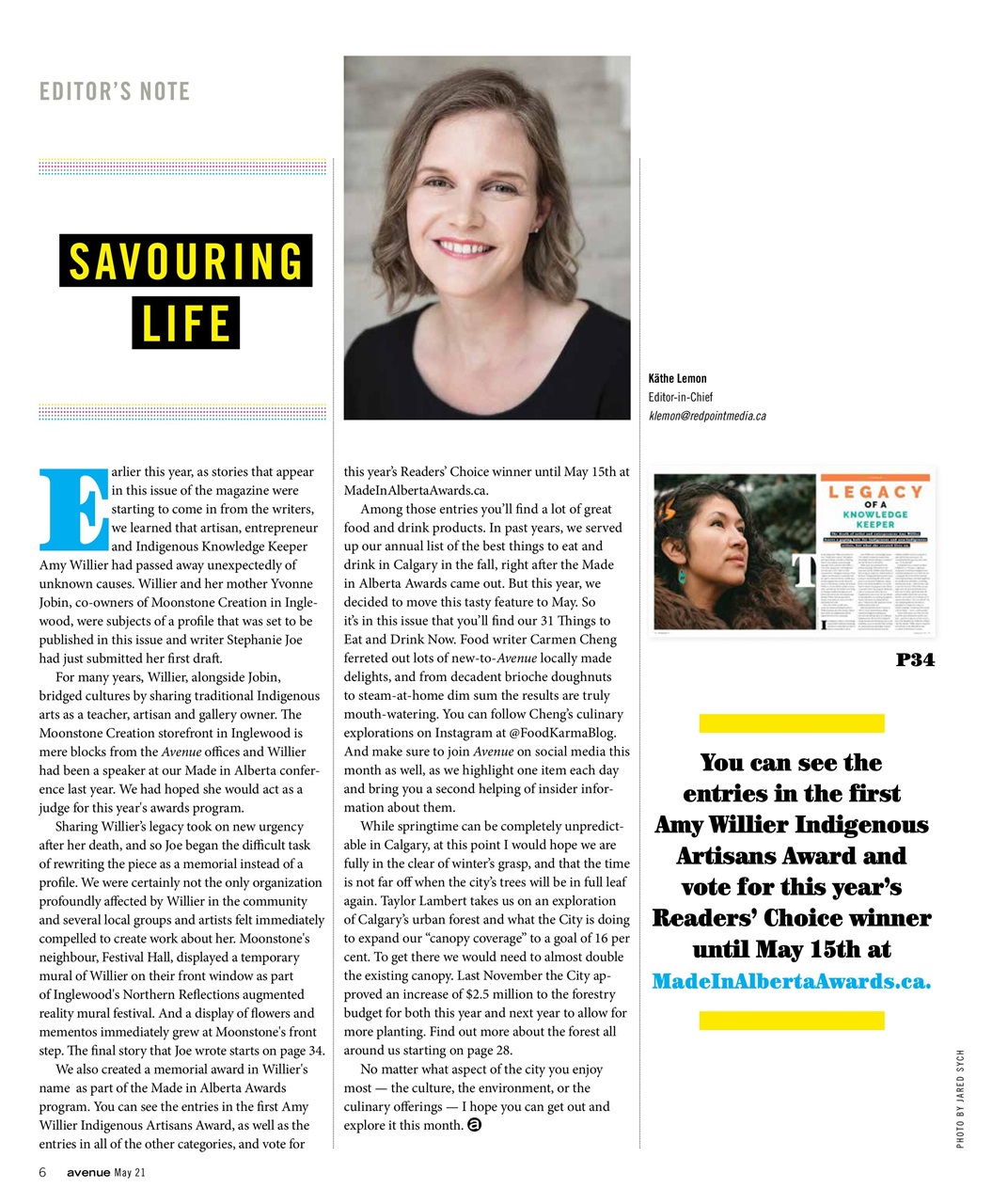 Avenue Calgary Preview Pages