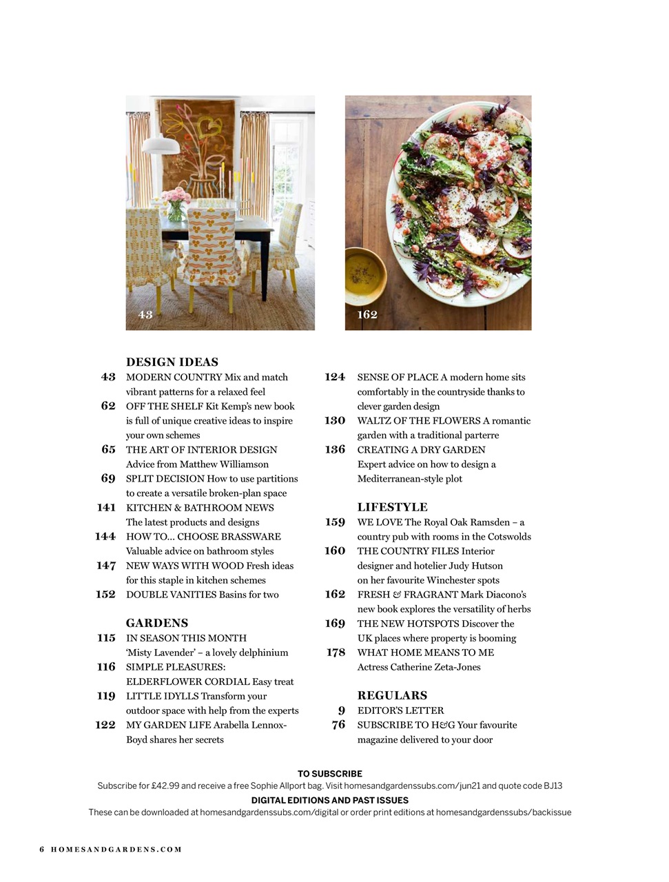 Homes & Gardens Preview Pages
