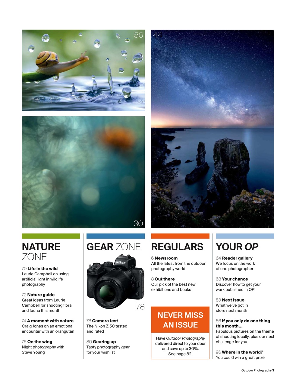 Outdoor Photography Preview Pages
