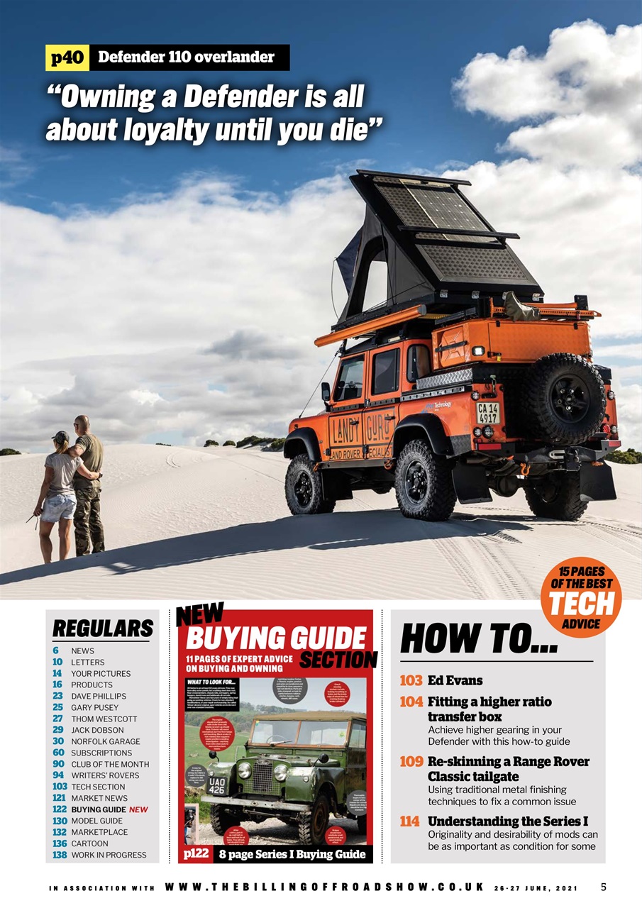 Land Rover Monthly Preview Pages
