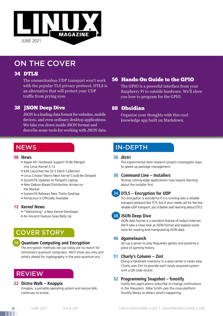 Linux Magazine Preview Pages