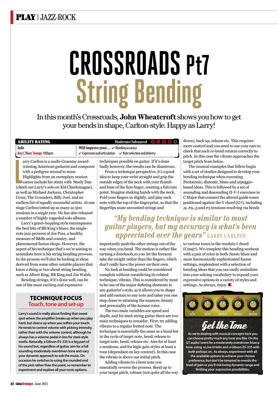 Guitar Techniques Preview Pages