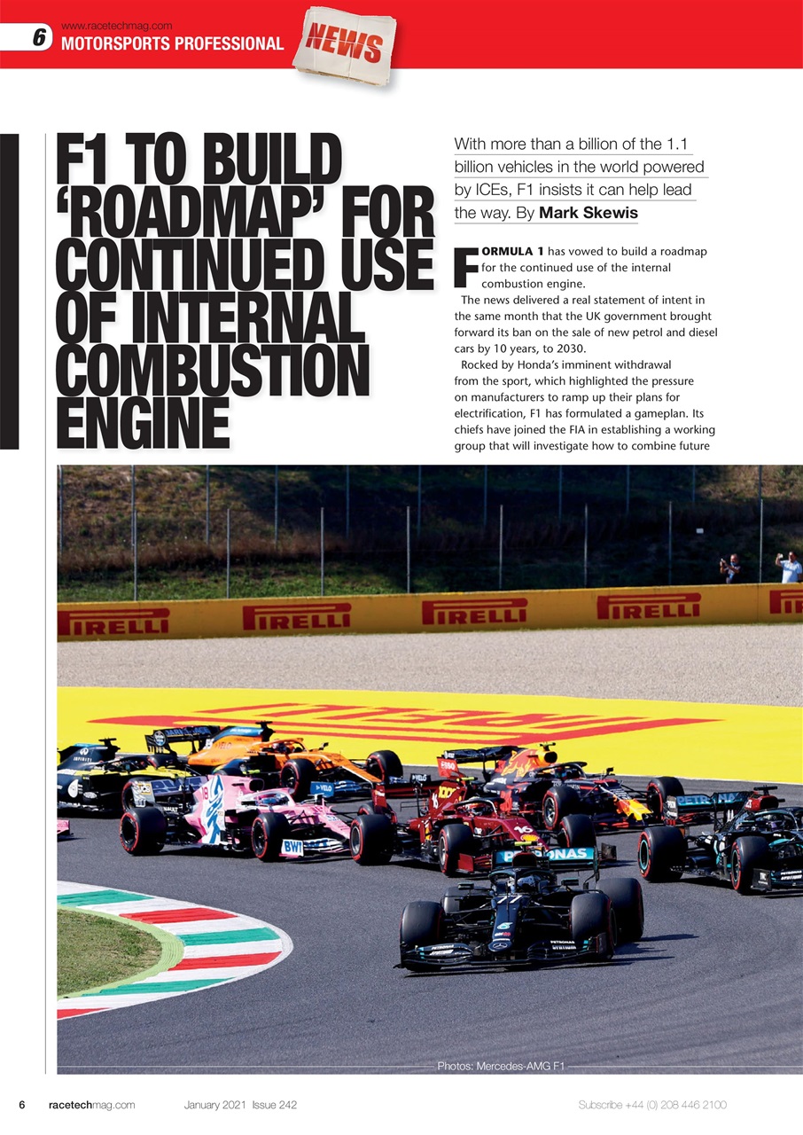 Race Tech Preview Pages