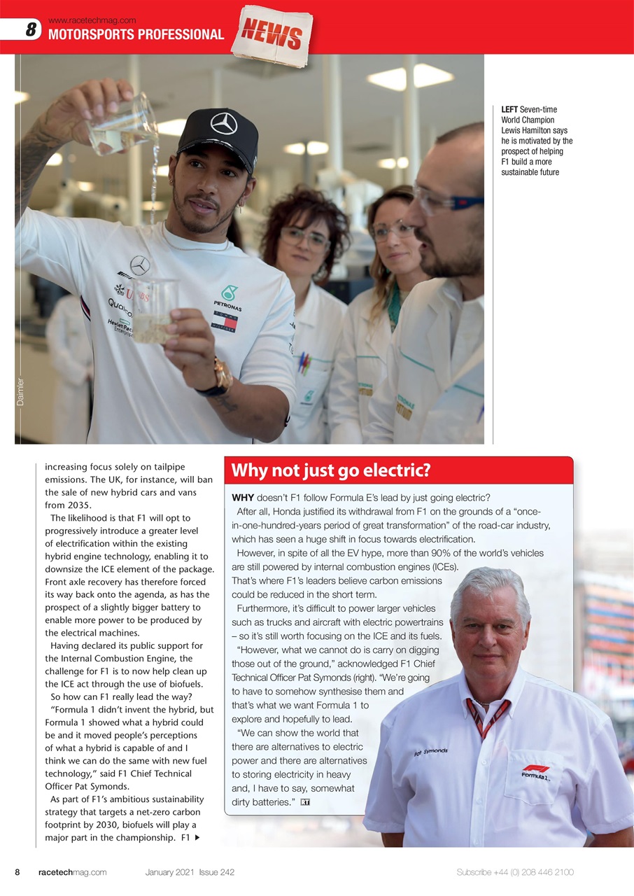 Race Tech Preview Pages