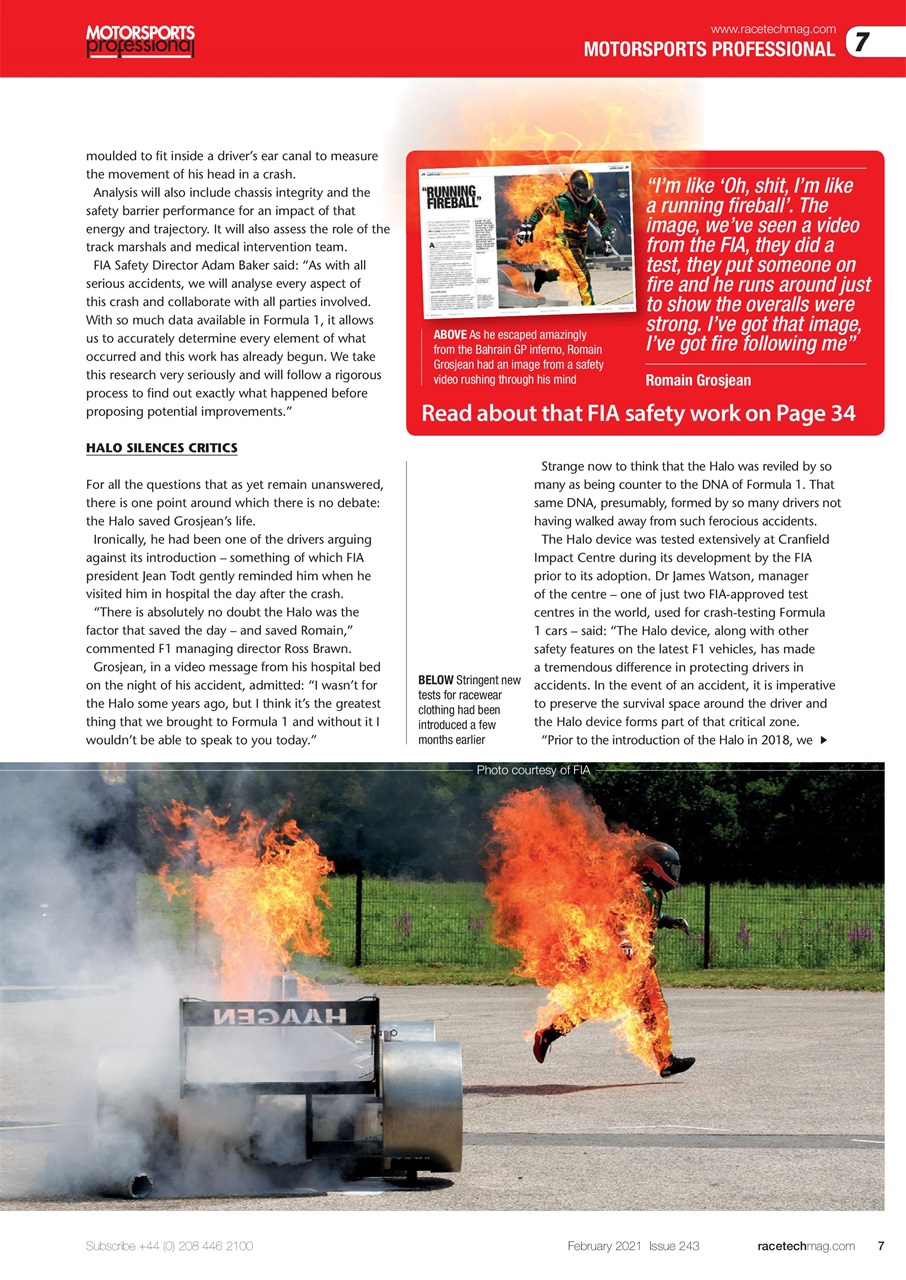 Race Tech Preview Pages