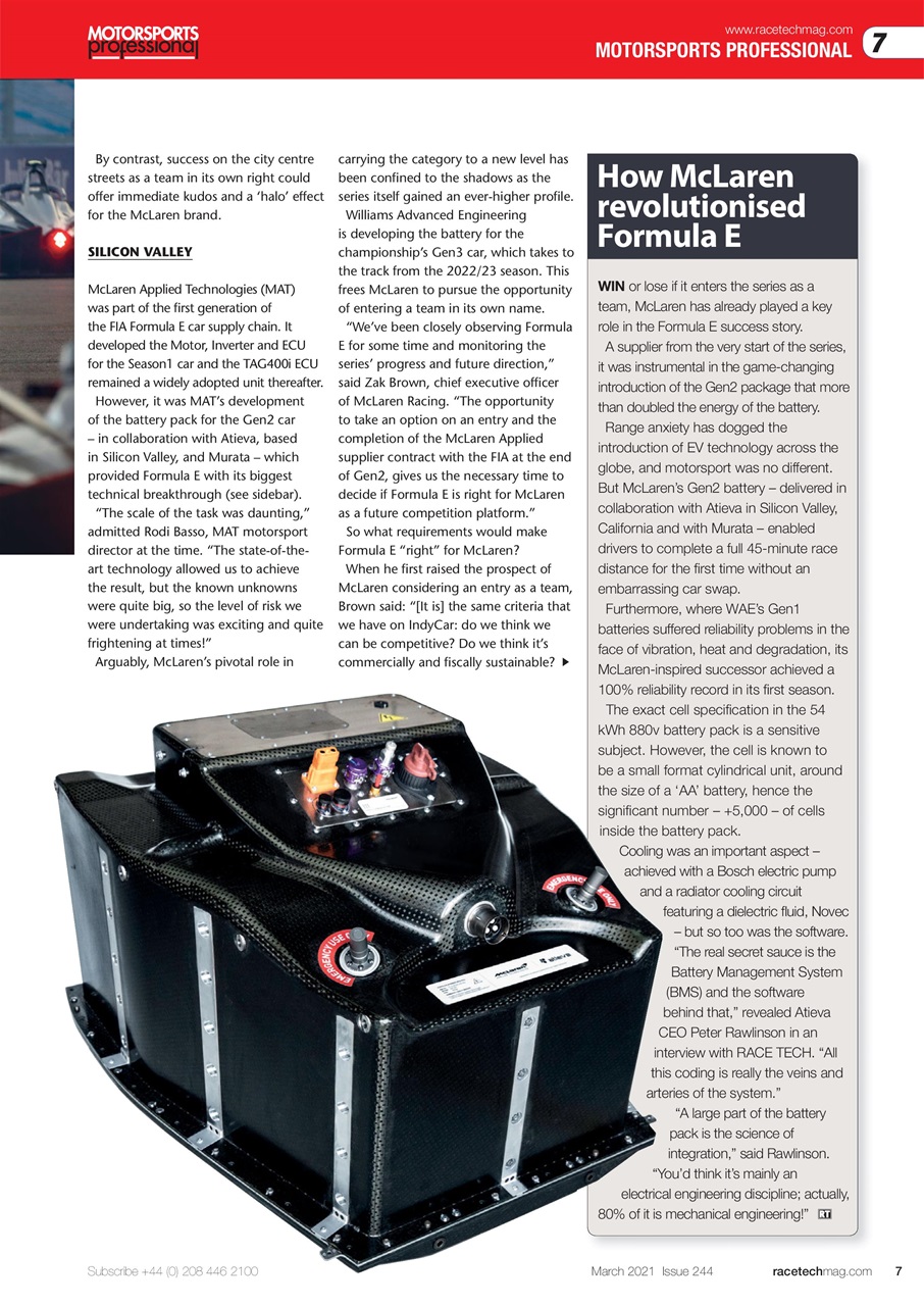 Race Tech Preview Pages