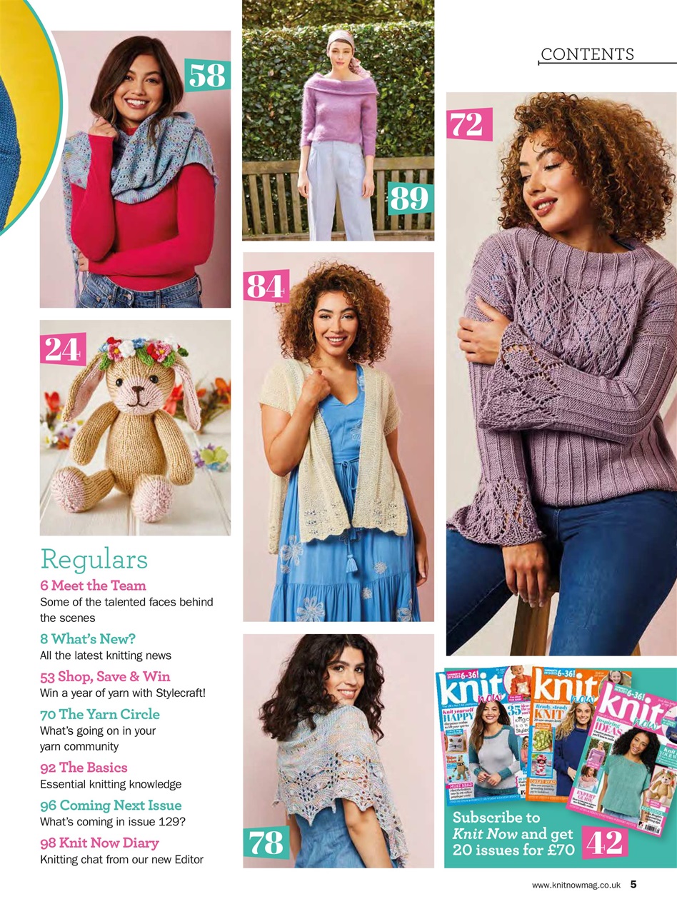 Knit Now Preview Pages