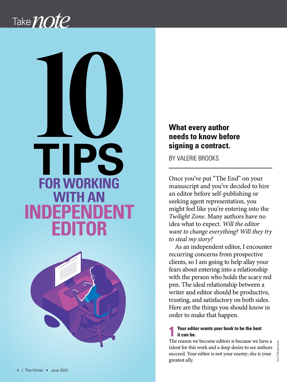 The Writer Preview Pages