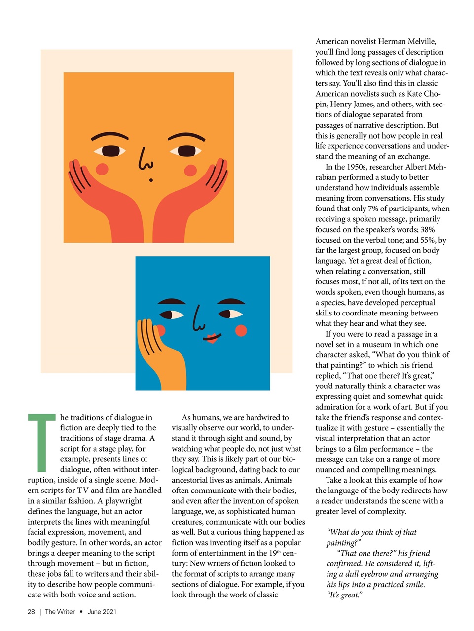 The Writer Preview Pages