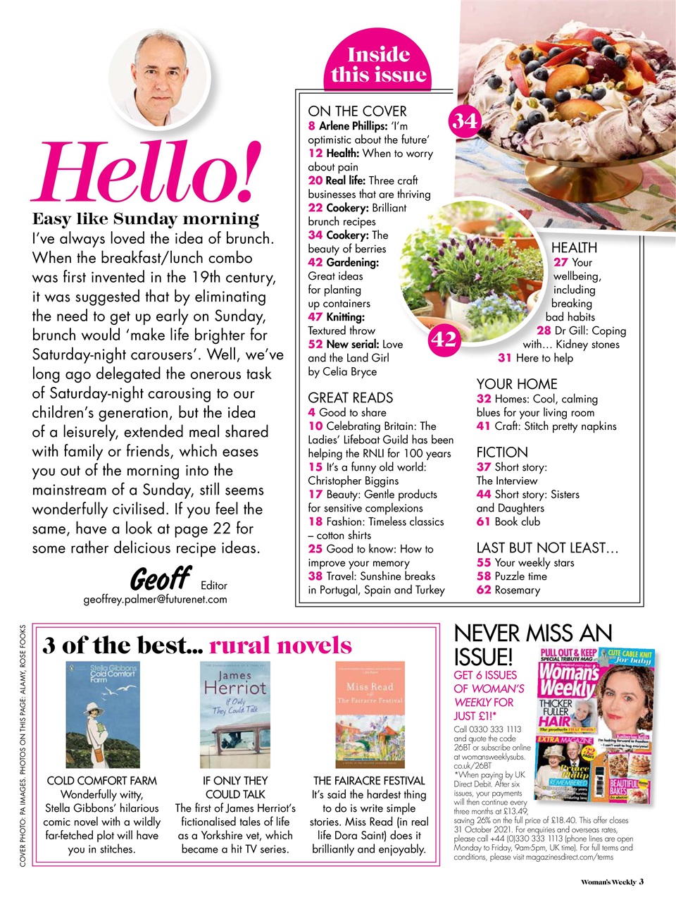 Woman's Weekly Preview Pages